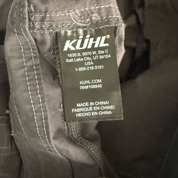 Kühl Cotton Gray Roll Up Cargo Hiking Pants - Women’s US 16 - Picture 10 of 10